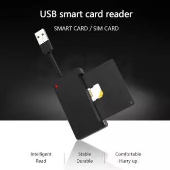 USB-устройство для чтения смарт-карт, карта памяти IC, ID, банк, EMV, электронный DNIE, SIM-кланер, соединитель, адаптер для ПК, ноутбука, аксессуары