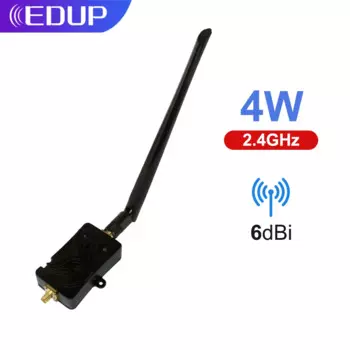 Усилитель сигнала Wi-Fi EDUP, 4 Вт, 2,4 ГГц, 802.11n/g/b