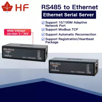 Устройство Ethernet-RS485 Серверный модуль RS485-Ethernet IOT Elfin-EE11 Elfin-EE11A Поддержка протокола TCP/IP Telnet Modbus TCP