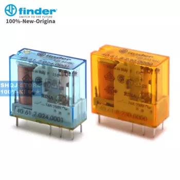 Устройство FINDER 100%-новое, 5 шт., реле 40.61.8.230.0000 40,61 230VAC 40.61.7.024.0001 40,61 24VDC 16A 8PIN 1CO 100%-новое-оригинальное