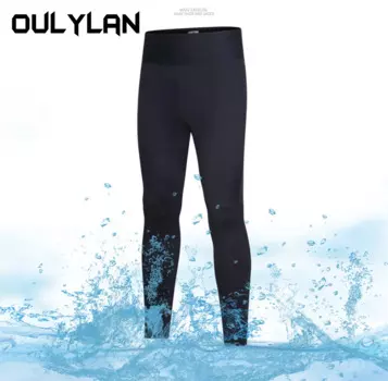 Утепленная куртка Oulylan, неопреновый гидрокостюм 2 мм, с длинным рукавом, теплые штаны для дайвинга 3 мм, для серфинга и дайвинга, плавания