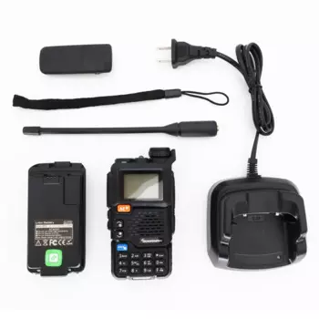 UV-5R PLUS Портативный многодиапазонный трансивер Walkies Talkie UHF/VHF Ham Radio