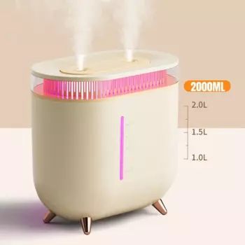 Увлажнитель воздуха, 2 л, 3600 мАч, USB-зарядка