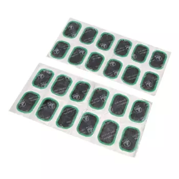 Uxcell 24 шт. зеленые накладки для проколов шин мотоцикла автомобиля 52x34 мм