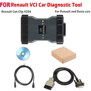 V236 CAN CLIP для Renault VCI адаптер беспроводной Wi-Fi диагностический интерфейс программирующий инструмент 2 в 1 сканер Диагностика для Renault Car