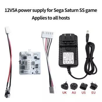 V2.1 блок питания Saturn 12 В для всех консолей Saturn SS, замена консоли для видеоигр в стиле ретро