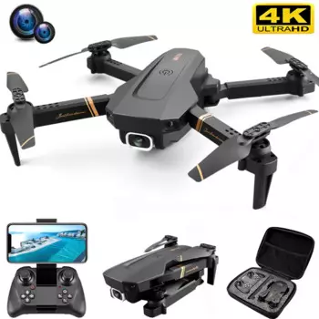 V4 Rc Дрон 4k HD широкоугольная камера 1080P WiFi fpv Дрон двойная камера Квадрокоптер в режиме реального времени Трансмиссия вертолет Дрон подарок игрушки
