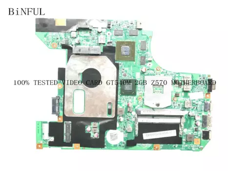 В наличии 100% протестированная материнская плата LZ57 10254-2N 48,4m404.02n для ноутбука LENOVO Z570, материнская плата GT540M 2 Гб