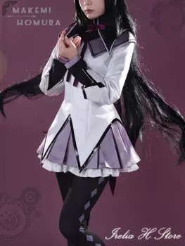 {В наличии} Irelia H Store Puella Magi Madoka Magica Аниме Косплей Akemi Homura косплей костюм Женская Униформа рубашка юбка