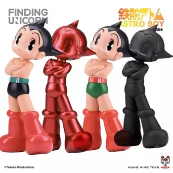 [В наличии] Оригинальный фигурный персонаж аниме Astroboy Tetsuwan Atom 13,5 см, уверенность в себе, Сборная модель Astroboy, игрушка, подарки для детей