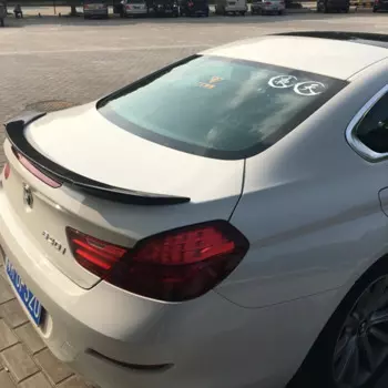 V-образный задний спойлер для багажника из углеродного волокна для BMW 6 серии & M серии 2 - Door F06 F12 Coupe F13 Convertible M6 спойлер 2012-2016