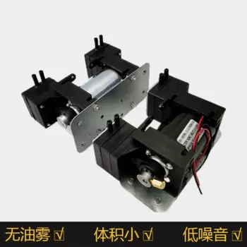 Вакуумный насос, DC12V микро воздушный насос, специально для косметических инструментов, маленький двухголовочный, с отрицательным давлением