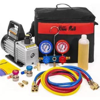 Вакуумный насос HVAC R134a R12 R22 R410a Кондиционер Охлаждение Кондиционер Манометр в коллекторе