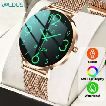 VALDUS VL43 PRO Смарт-часы для мужчин и женщин, Bluetooth-вызов, пульсометр, спортивные часы, совместимые с системами Android и IOS 2024, умные часы