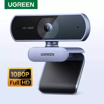Веб-камера UGREEN с двумя микрофонами, 1080P, Full HD, USB