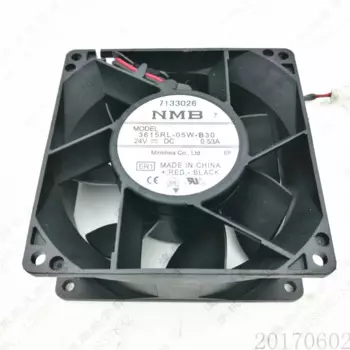Вентилятор охлаждения конвертера 3615RL-05W-B30 для NMB 9038 24V 0,53a 9 см