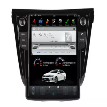 Вертикальный автомобильный радиоприемник PX6 Tesla для Nissan Qashqai X Trail 12,3-2014, GPS-навигация, DVD-камера, 2050 дюйма