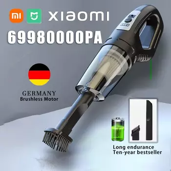 Вертикальный/ручной пылесос Xiaomi, 120 Вт, беспроводной, влажная уборка, пылесборник