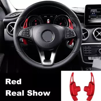 Весло на руль автомобиля для Mercedes Benz GLC X253 CLS W218 C218 X218 B W246 X166 Shift Extension Shifters Автомобильная наклейка Стайлинг