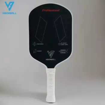 Весло VIGORBALL Pickleball, матовое 3K Углеродное волокно, поверхность 13 мм, полипропиленовое сотовое ядро, весло для нападения с улучшенным контролем, мощностью и вращением