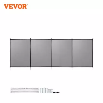 VEVOR ограждение для бассейна, 4 размера, ограждение для бассейна, черный сетчатый барьер, съемное ограждение для бассейна «сделай сам» с комплектом секций