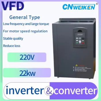 VFD 22 кВт 30 кВт Частотный привод 1P в 220 В 3 P выход 220 В Контроллер скорости Инверторный двигатель VFD Преобразователь частоты