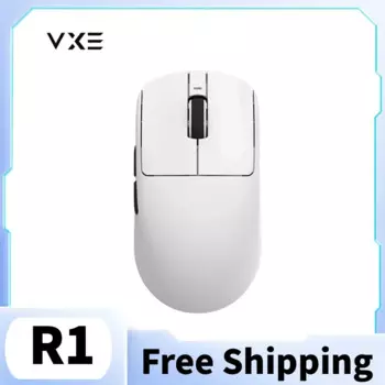 VGN VXE Dragonfly R1 Беспроводная синяя мышь PAW3395 датчик 26000DPI 2 кГц FPS три режима игровая мышь с низкой задержкой для ПК геймера офиса