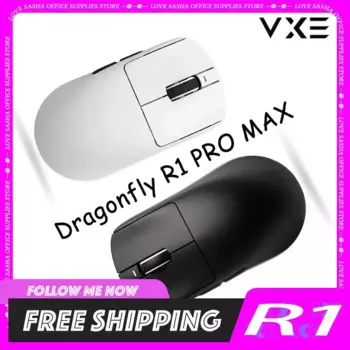 Vgn Vxe Dragonfly R1 Pro Max Bluetooth мышь, игровая мышь, перезаряжаемая геймерская мышь Paw3395, легкая беспроводная мышь на заказ, подарки