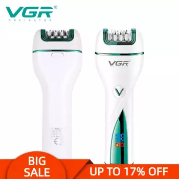 VGR 728 электрическая шлифовальная машина для ног три в одном для личной гигиены IPX7 водонепроницаемый USB Перезаряжаемый пилинг удаление мозолей Tender V728