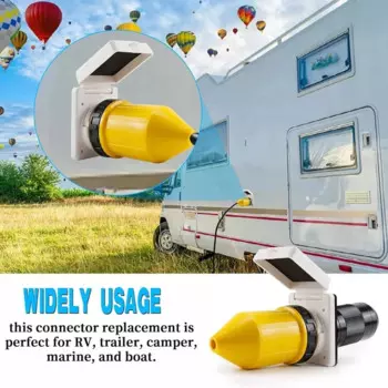 Входная розетка 30 А RV, крышка источника питания 30 А RV, поворотный фиксирующий соединитель