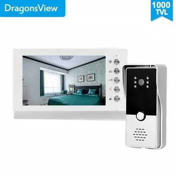 Видеодомофон DragonsView 7 дюймов Wired