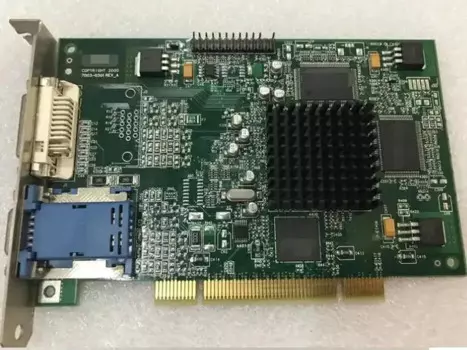 Видеокарта G45FMDVP32DB 100% ok PCI-слот PCI-VGA для MATROX G450 7003-0301CRT DB15 DVI