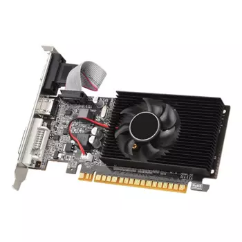 Видеокарта GT210 1G DDR3, 64 бит, 589 МГц, 500 МГц, DVI + VGA + совместимая видеокарта, запасные части, аксессуары