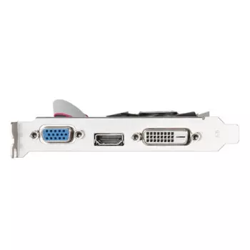 Видеокарта GT610, 1 ГБ DDR3, 810 МГц, 1800 МГц, 64 бит, 40 Нм, видеокарта VGA + HD + DVI