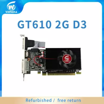 Видеокарта GT610 2 ГБ DDR3, графические карты для nVIDIA Geforce GT610 2 ГБ DDR3 Dvi карты