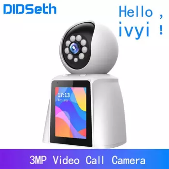 Видеоняня DIDSeth, 3 Мп, 2,4 ГГц, Wi-Fi, IP-камера, 360 °