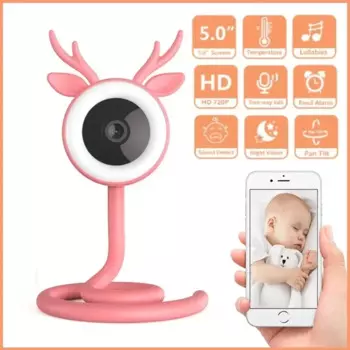 Видеоняня с функцией ночного видения, Wi-Fi, 1440P, 4 МП