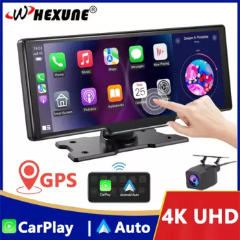 Видеорегистратор 4K, 10,26 дюйма, Wi-Fi, GPS-навигация