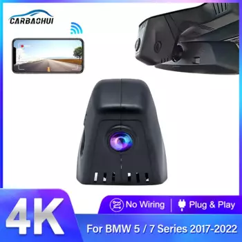Видеорегистратор для BMW, 5 серии, 6 серий, Гран туризм, 7 серий, G30, G32, G11, подключи и работай, HD 2160P, Автомобильный видеорегистратор с Wi-Fi, беспроводная камера OEM Look