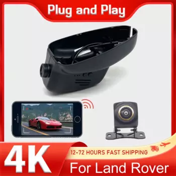 Видеорегистратор для Land Rover Range Rover Evoque l322 vogue 2011 2012 2013,4K 2160P, Автомобильный видеорегистратор с Wi-Fi, Plug and play