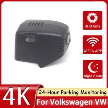 Видеорегистратор UHD 2160P 4K, Wi-Fi, для Volkswagen, VW, 86 мм