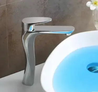 Vidric современные товары для ванной комнаты хромированный кран холодной воды для умывальника смеситель, одной ручкой водопроводный кран torneira