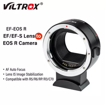 VILTROX EF-EOS R Canon EF для радиочастотного адаптера объектива, автофокус, полная Рамка для Canon EOS RF Mount R RP R3 R5C R6 C70 R7 R10 камера