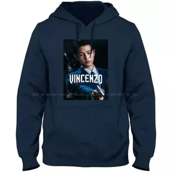 Vincenzo Кассано драматическая песня Joongki 100% хлопок толстовка Vincenzo Кассано Kdrama Vincenzo Kdrama потоки солнца