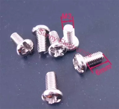 Винт M3x6 из нержавеющей стали