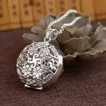 Винтажная Подвеска из тайского серебра S925 пробы, буддийская культура, коробка, тяжелая мантра