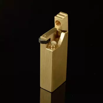 Винтажная Зажигалка из чистой меди, бензиновая керосиновая Зажигалка для сигарет, латунная коллекция, уличная Военная масляная зажигалка