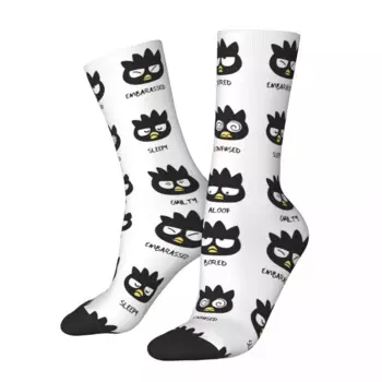 Винтажные классные мужские Компрессионные носки в стиле Пингвин унисекс Sanrio BADTZ-MARU Harajuku Необычные Короткие носки с принтом