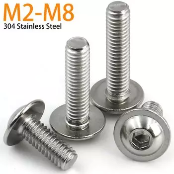 Винты из нержавеющей стали M2 M2.5 M3 M4 M5 M6 M8 ISO7380.2