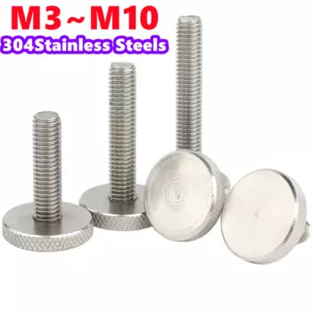 Винты из нержавеющей стали M3-M10 с накаткой